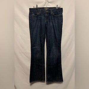Lucky Brand Dark Wash Low Rise Zoe Boot Denim Jeans Size 10/30